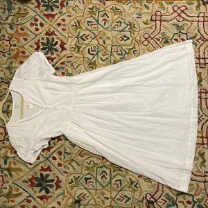 JCrew White Dress Size 12 with tags